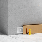 F Shape Stainless Steel Skirting Board