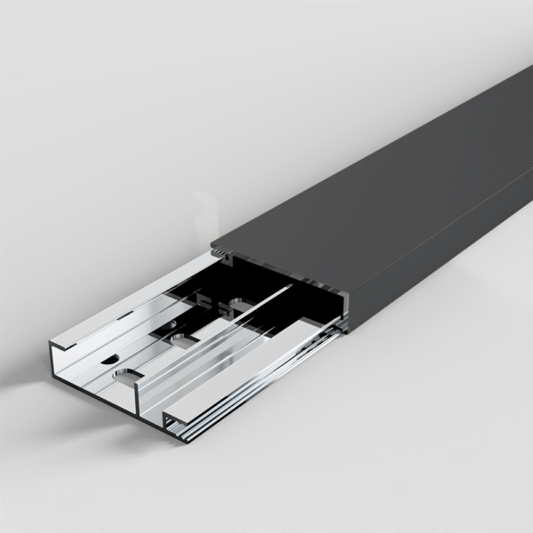 Aluminum Mortise and Tenon Structure Skirting Board - Image 2