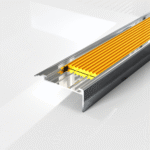 Aluminum Stair Nosing with Rubber Insert