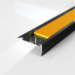 Aluminum Stair Nosing with Rubber Insert - Image 2