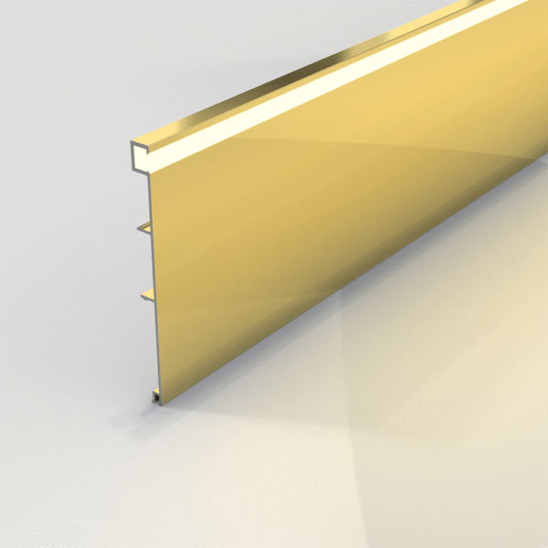 Aluminum LED Strip Snap-on Skirting Board - Image 3