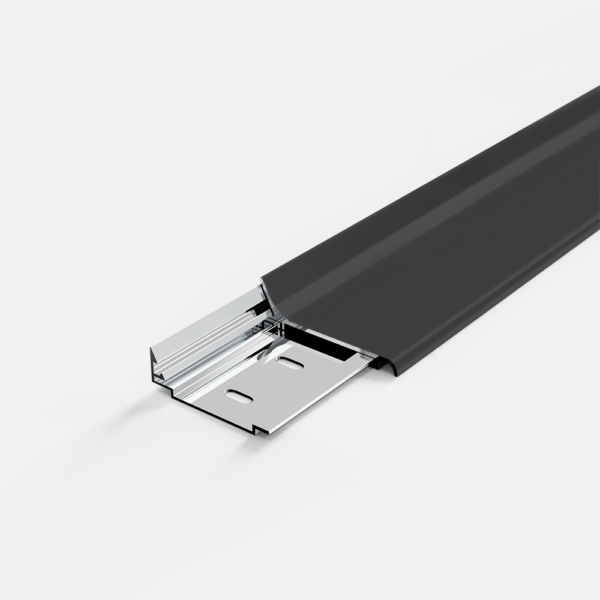 Aluminum Curved Clip-on Skirting Board - Image 2