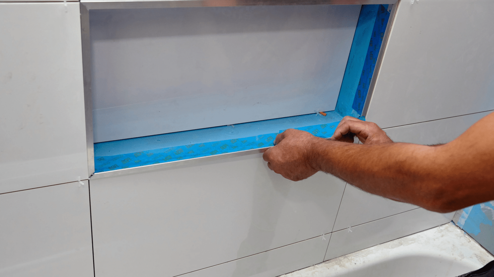 fixing Tile Trim