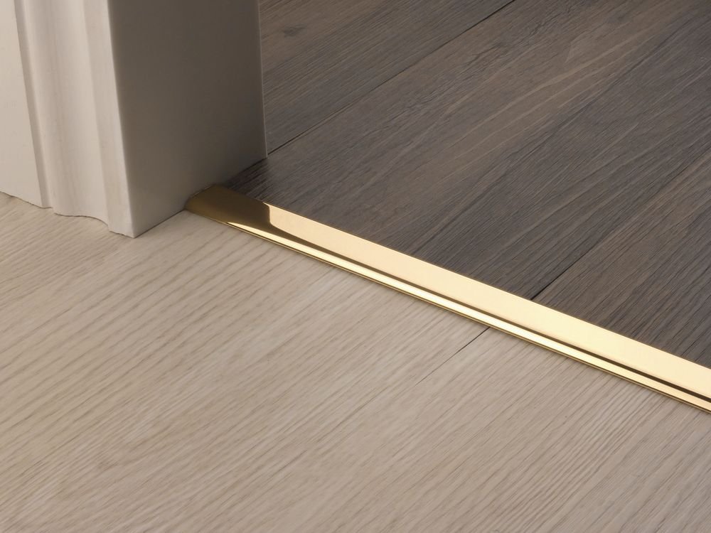 gold metal Threshold Strip