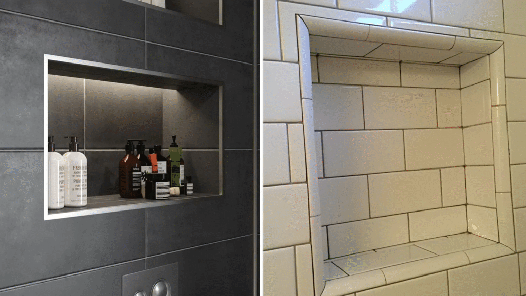 bathroom tile trim