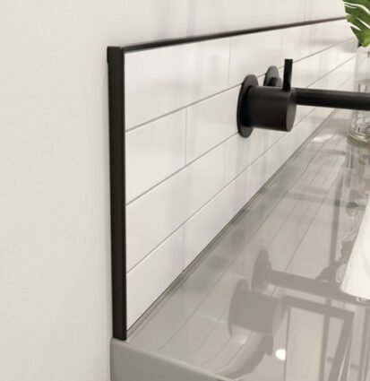 Black Aluminum Tile Trim
