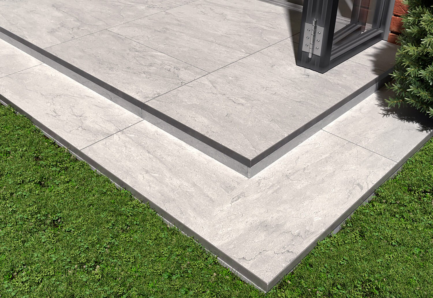 Outdoor and Patio Ideas Tile Trim