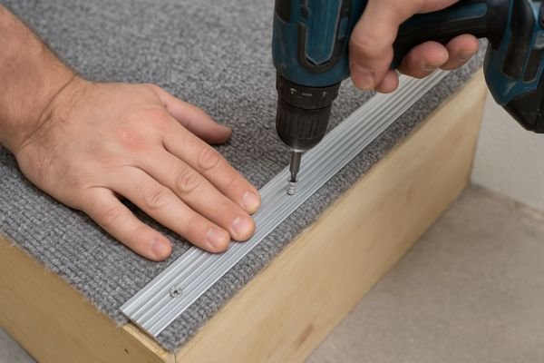 Installation stair nosing